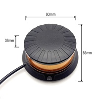 Starke Magnethalterung Mini-Beacon 36 Hochleistungs-LED ECE R65 TA2 SAE J845 Klasse 1 IP66 DC 12-24V 3 Jahre Garantie