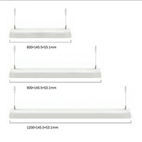 Lampe de culture pour plantes à spectre complet 4FT 72W, tube LED intégré T8, angle de faisceau de 120°, indice de protection IP44, pour culture hydroponique en intérieur