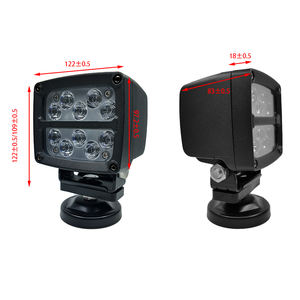 Feux <span class=keywords><strong>de</strong></span> <span class=keywords><strong>travail</strong></span> LED bleus robustes étanches IP68 pour tracteurs, agriculture et véhicules tout-terrain - Product Image 4