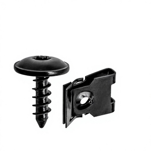 Vis de fixation pour garniture d'arche de roue de voiture, en acier noir, pour Volkswagen Audi Skoda Porsche N90974701 N91160401 - Product Image 4