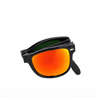 Gafas de Sol Plegables con Armazón de TR90 de Diseño, Lentes de Vidrio de Alta Calidad, Ligeras, Duraderas, Cómodas, Protección UV400 para Exteriores