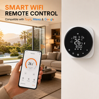 Thermostat WiFi Tuya HYSEN DIY HY316 avec écran tactile LCD pour système de chauffage par le sol, chaudière électrique/eau/gaz