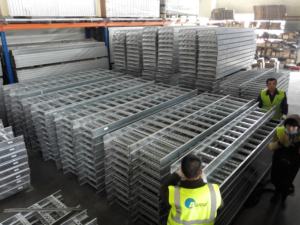 NEMA 2มาตรฐานเคลือบผงอลูมิเนียมทาสี HDG สแตนเลสเคเบิลบันได2 ''4'' 6 ''8" ความสูง - Product Image 6