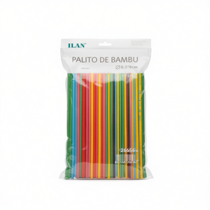 Bastoncini di Bambù Ilan 0,5x8cm 80pz Multicolore per Uso Artigianale - Product Image 2