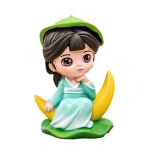 Lotus Pond Delight Blind <b>Box</b> Cute Chinese Cartoon Figurines Resin Desktop Ornaments Gift for Kids Ages 8 13 - Product Image 5