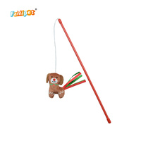 Famipet Fabricant, Vente en gros personnalisée : Jouet interactif pour chat en forme de bâton, thème Noël, avec motif amusant de chaton et herbe à chat