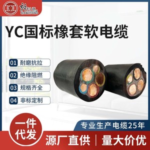 สายเคเบิลยางหุ้มทองแดง Qianlitong Yc แบบ 1-5 แกน มาตรฐานแห่งชาติ ทนไฟ สำหรับใช้ในสถานที่ก่อสร้าง - Product Image 5