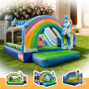 Château gonflable <span class=keywords><strong>licorne</strong></span> de qualité commerciale pour enfants et adultes - Product Image 4