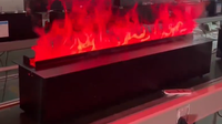 Cheminées à vapeur modernes, options d'insertion autonome, chauffage métallique, utilisation hôtelière, flamme LED, contrôle électrique par application