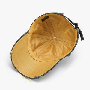 Casquette de baseball unisexe à 6 panneaux, 100% coton, denim délavé, motif satiné, couleur unie, chapeau de soleil sport, réglable, toutes saisons - Product Image 5