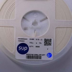 Manufacturer Direct RR3216 1206L4R12FT 1206 3216 Resistors Chip Resistors SMD Resistors 4.12ohm 1% 1/4W Thick Film Resistor - Product Image 1