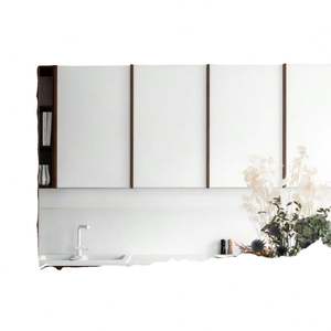 Mueble de Cocina Contemporáneo de Madera Maciza de Roble y MDF Ecológico, Isla de Cocina, Mueble de Entrada, Guardarropa, Baño AIMSP - Product Image 3