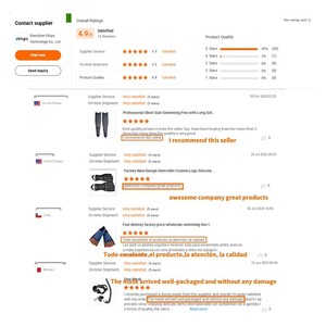 <span class=keywords><strong>Aletas</strong></span> de Buceo Ligeras de TPR <span class=keywords><strong>Ajustables</strong></span>, Suaves y Cómodas, Fabricadas en Shenzhen, para Pesca Submarina y Snorkel - Product Image 5