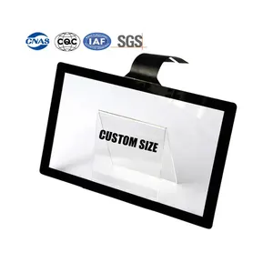 Grote Usb Multi-Touch Touchscreen Industriële Capacitieve Touchscreen Paneel Glazen Overlay Kit 10.1 15.6 17.3 18.5 19 21.5 Inch