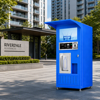 Distributeur d'eau compact avec purification par osmose inverse, lecteur de carte IC et système de distribution d'eau potable à dosage