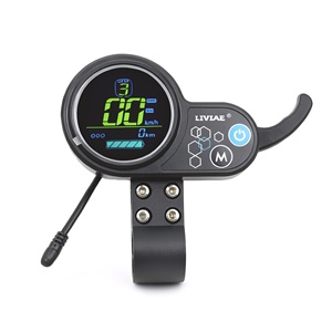 Good Quality LIVIAE Brand Electric Scooter Spare Parts 60V 6pin E Scooter 2in1 Speedometer Finger Throttle Accelerator - Product Image 1
