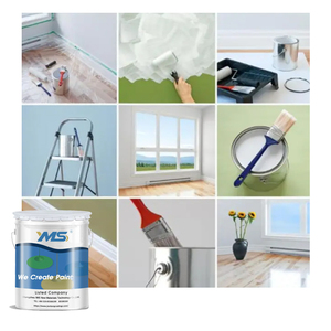 Cao cấp B12-10 trang trí bảo vệ nội thất Latex sơn acrylic Copolymer Epoxy sắc tố với phụ trợ bàn chải lớp phủ chất lỏng - Product Image 4