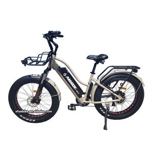 Vélo électrique Passion 24 pouces City 48V <span class=keywords><strong>Beach</strong></span> <span class=keywords><strong>Cruiser</strong></span> 7 vitesses avec batterie intégrée, pneus larges, freins à disque, cadre en aluminium pour femmes - Product Image 3