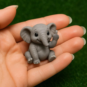 Funny Animals and Eco-Friendly Resin Statues Handicrafts for Home Decoration Small Desktop Vases and Ornaments Perfect Gifts