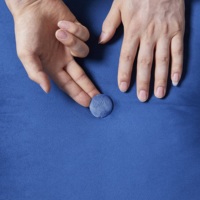 Dreieckiges Bettkeilkissen Lesekissen für Kopfteil-Rückwand Unterstützungskissen zum Sitzen im Bett mit Tasche Blau