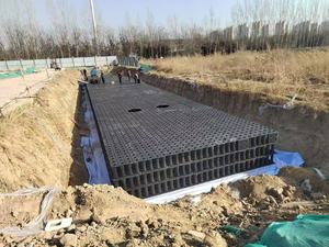 <span class=keywords><strong>Bassin</strong></span> modulaire de rétention de réservoir d'infiltration d'eau de pluie de <span class=keywords><strong>sol</strong></span> de stationnement d'allée urbaine avec la force supérieure 80t/m2 - Product Image 4