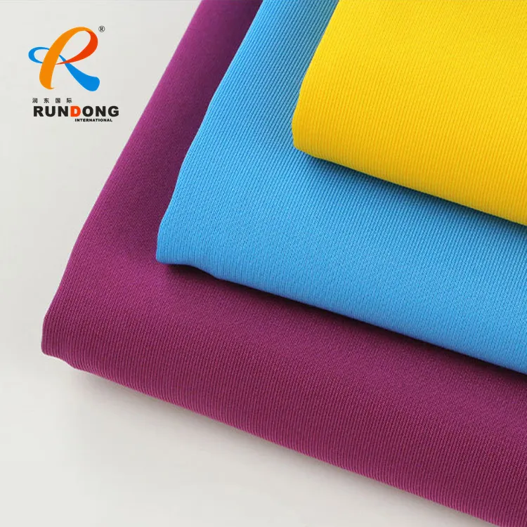 Rundong Good Quality Polyester Spandex Fabrics Manufacturer for Uniform Garment Cotton Polyester Spandex Fabric