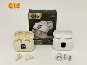 2 in 1 Ear Clip on Bt 5.49 Headset High Stereo Sound Quality Long Endurance LED Digital In-ear Wireless Earbuds - Product Image 6