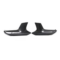 Pour BMW F90 M5 Competition CS 2017-2020, extension de spoiler avant en fibre de carbone style MP, lèvre de pare-chocs et séparateurs latéraux