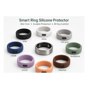 ชุดเคสป้องกันเซรามิกแบบเรียบง่าย 8 ชิ้น สำหรับ Oura Ring รุ่นที่ 4 และ 3  วัสดุซิลิโคนบางเฉียบ พร้อมใช้งานในสำนักงาน - Product Image 1