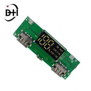 18650 บอร์ดชาร์จ USB คู่ 5V 2.4A โมดูลพาวเวอร์แบงค์มือถือ 186 50 แบตเตอรี่ลิเธียมบอร์ดชาร์จวงจรป้องกัน - Product Image 2