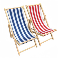 Chaise de plage moderne en bois massif et fer, chaise inclinable d'extérieur réglable, chaise pliante portable pour la pause déjeuner et les loisirs, camping, Oxford
