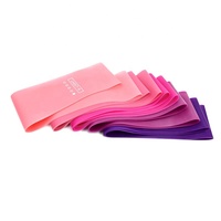 JInke JK-RB25 Juego de Bandas de Resistencia de Silicona de 5 Niveles, 10-40 LBS, Bandas de Ejercicio para Entrenamiento de Fuerza, Gimnasio, Fitness