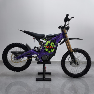 Motocicleta Eléctrica Todoterreno Light Bee X de 8000w, 60v 40ah, Configuración de Alta Gama, Color Morado para Adolescentes, Nueva, en Existencia, Actualizada - Product Image 1