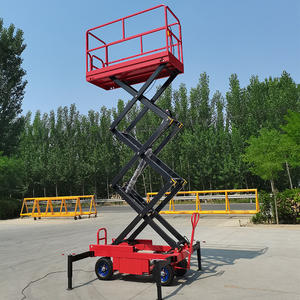 Plateforme élévatrice à ciseaux hydraulique électrique à batterie mobile, 4-18 m, remorquable, pour le levage de personnes - Product Image 4