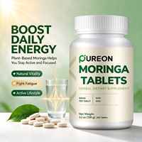 Marques privées, comprimés de Moringa 100%, produits minceur, complément alimentaire à base de plantes, extrait de feuilles de Moringa, comprimés de Moringa