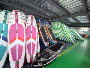 Planche de paddle gonflable tout usage Drop Stitch pour OEM, idéale pour débutants, portable, pour la planche à pagaie de sauvetage en eaux offshore - Product Image 5