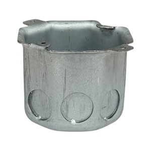 7,5 cm de profundidad 1,6mm de espesor 3/4 pulgadas Knockouts Caja eléctrica de metal galvanizado octogonal - Product Image 2