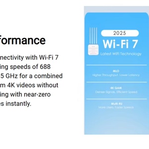 Extensor de WiFi para Exteriores WAVLINK WiFi 7 BE5100, Repetidor de WiFi de Largo Alcance de Doble Banda para Exteriores | Punto de Acceso | Router Mesh, Alimentado por POE - Product Image 3