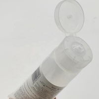Emballage personnalisé en tube aluminium/plastique au toucher doux pour crème pour le visage et lotion corporelle, tubes cosmétiques à presser avec impression offset