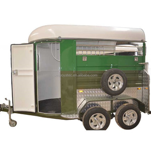 รถพ่วงม้า<span class=keywords><strong>2</strong></span>ตัวแบบเปิดข้างสำหรับบรรทุกตรง - Product Image 2