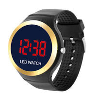 Jam tangan Digital LED untuk pelajar mode 2025 jam tangan olahraga bulat untuk anak laki-laki dan perempuan jam tangan elektronik keren