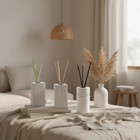 Bouteilles vides en plâtre pour diffuseurs à bâtonnets de parfum d'ambiance de luxe C&H Wholesale