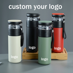 Botella de Agua de Doble Pared Personalizada STARLII, Termo de Acero Inoxidable con Filtro para Café Caliente, Jugo y Té - Product Image 3