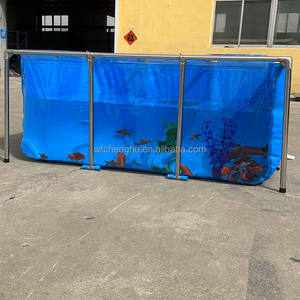 ถังเก็บปลาใสด้านเดียวทำจากผ้าใบ PVC <span class=keywords><strong>ขนาด</strong></span>900ลิตรมีเอกลักษณ์อุปกรณ์สำหรับ<span class=keywords><strong>บ่อ</strong></span>เลี้ยง<span class=keywords><strong>ปลา</strong></span> - Product Image 6