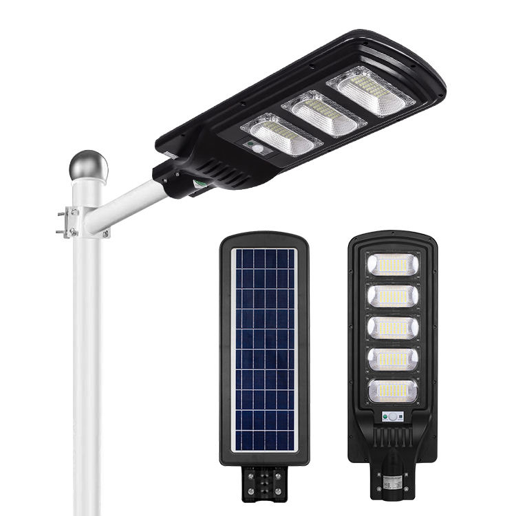 Solar IP65 ABS LED Street Light with Motion Sensor for Road Use 2-Year Warranty