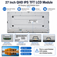 27 Zoll LCD-Panel 2560x1440 QHD IPS eDP 30 Pin TFT LCD-Anzeigemodul LM270WQ8-SSA1 für Desktop-Monitor