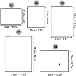 Sacs en plastique refermables multifonctionnels, imperméables et givrés, réutilisables, pochette de rangement pour bagages, soufflet latéral pour l'emballage des vêtements de <span class=keywords><strong>voyage</strong></span> - Product Image 4