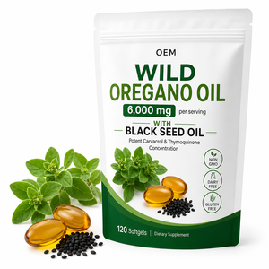 Produzione a Contratto di Capsule di Olio di Origano, OEM ODM, Formula Personalizzata, Olio di Semi Neri, Etichetta Bianca, Vendita all'Ingrosso Professionale - Product Image 1
