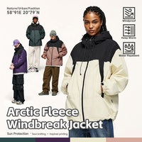 QUICKSHOW Arctique Velours En Gros Polaire Veste Hiver Pluie Snowboard Softshell Vestes Hommes Coupe-Vent Veste