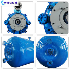 Reactor de tanque de titanio anticorrosión de calor con chaqueta de vapor ASME CE EAC 1000L con motor y bomba PLC - Product Image 4